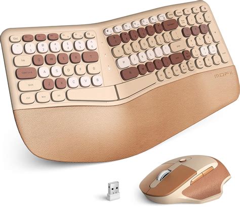 Amazon.com: MOFII Ergonomic Keyboard and Mouse, 2.4G USB Wireless ...