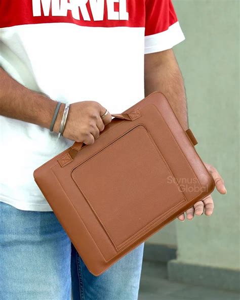 Leather Multicolor Laptop Sleeve Bag, Size: 15.6 Inch at Rs 1700 in Mumbai