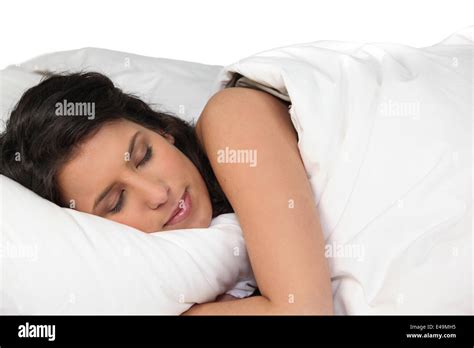 Woman sleeping peacefully Stock Photo - Alamy