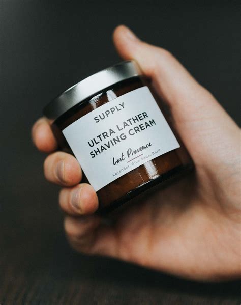 SUPPLY Ultra Lather Shaving Cream - 100% Natural, Premium Ingredients ...