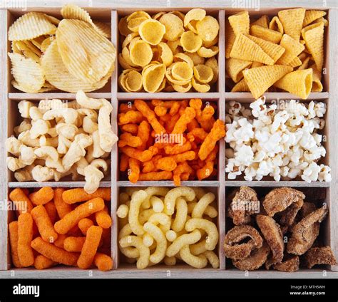 Variety potato chips in hi-res stock photography and images - Alamy