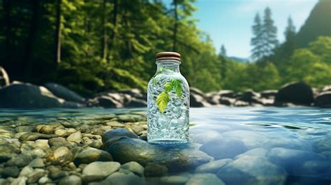 Premium AI Image | Mineral Water and Healthy Lifestyle