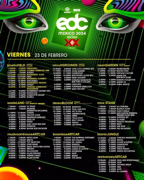 EDC México 2024: fechas, horarios, cartel y escenarios