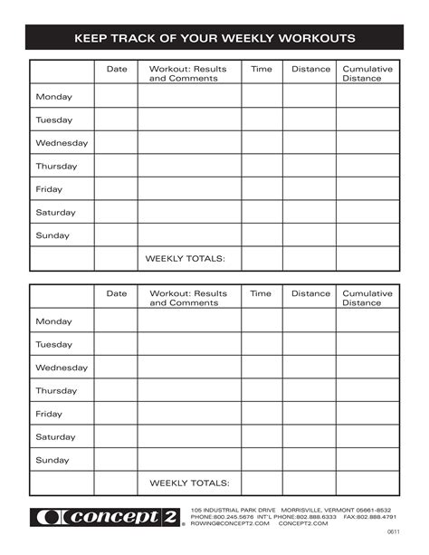 40+ Effective Workout Log & Calendar Templates ᐅ TemplateLab