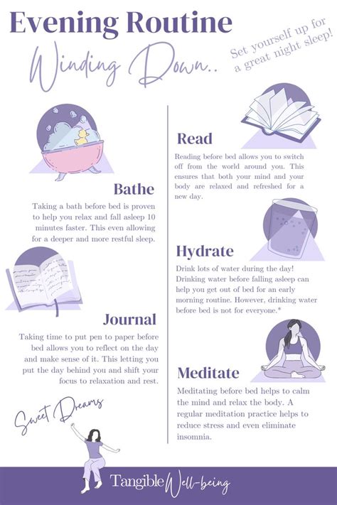 Evening Routine - Winding Down | Evening routine, Night time routine, Evening rituals