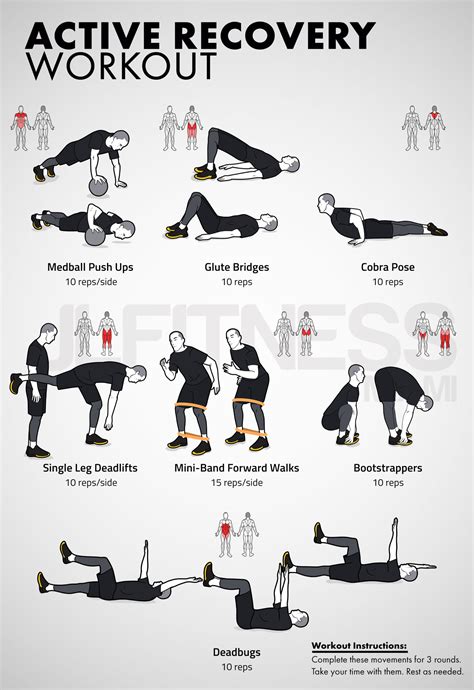 Active Recovery Workout- 7 exercises - JLFITNESSMIAMI- Easy to Follow ...