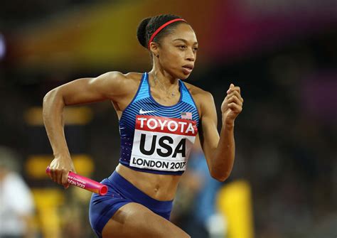 Download American Track And Field Athlete Allyson Felix Wallpaper ...