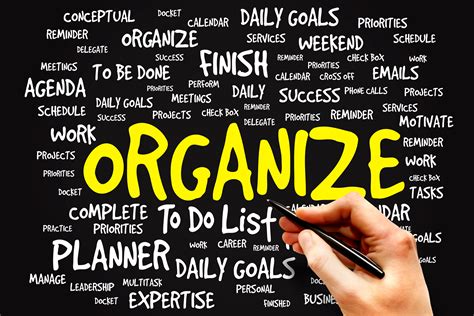 BEING ORGANIZED - Sara Metzger