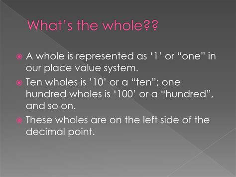 Decimals & Fractions: Parts of a Whole - ppt download