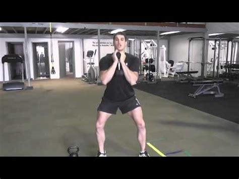 Goblet Squat Demonstration - Dumbell &amp; Kettlebell | Day #12 WellFit 365 ...