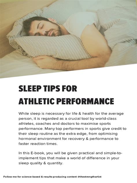 Optimize sleep for peak male performance & recovery?