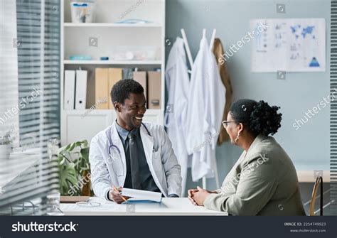 Side View Portrait Young Black Doctor Stock Photo 2254749923 | Shutterstock