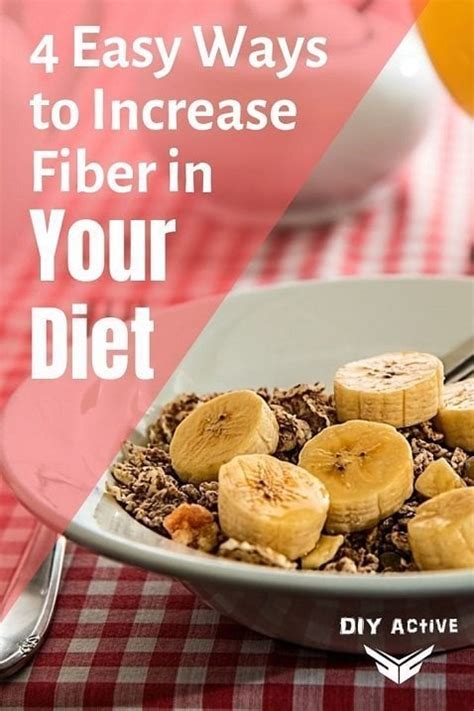 How To Increase Fiber Intake In 4 Ways - DIY Active