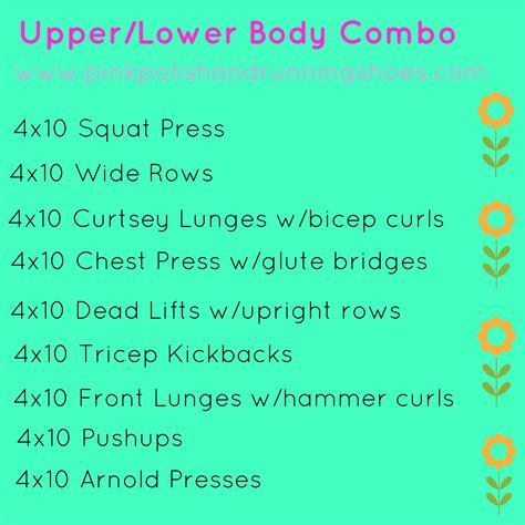 Upper/Lower Body Combo Workout