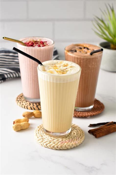 Protein Shake Recipes (3 Ways, 27g Proteins) - The Conscious Plant Kitchen