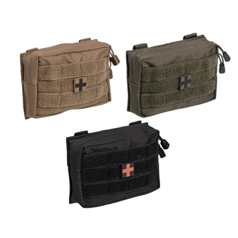 Compact 25-piece first aid package molle pack system bug out emergeny