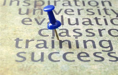 Training and Success Concept Stock Image - Image of handwriting ...