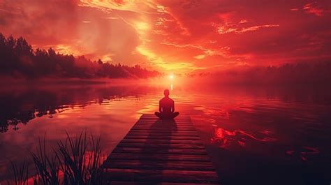 Free Serene Sunset Meditation Image | Download at StockCake
