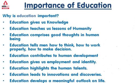 Importance of Education in Our Life: Essay, Speech, PDF