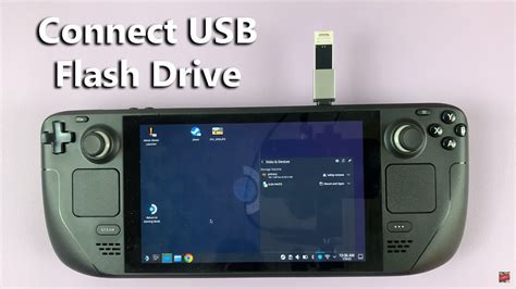 How To Connect USB Flash Drive To Steam Deck - YouTube