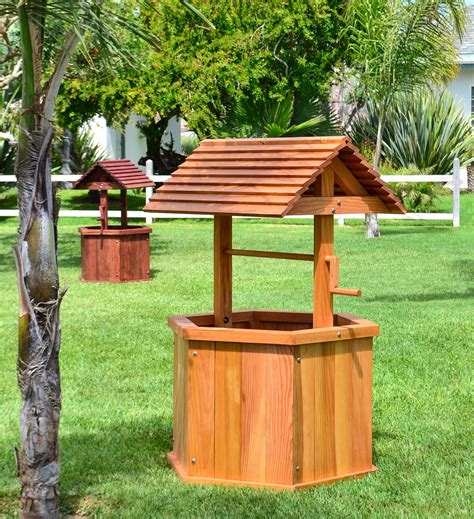 Wishing Well - Wood Wishing Wells | Forever Redwood