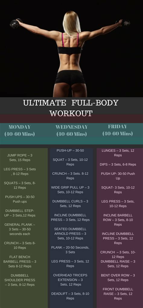 Full body workout routines are great for both, beginners and advanced ...