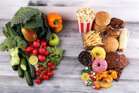 Healthy Food vs Junk Food: Comparing Differences and Advantages