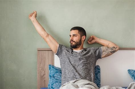 Free Photo | Man relaxing in his bed