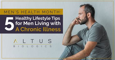 Men’s Health Month: 5 Healthy Tips for Men - Altus Biologics
