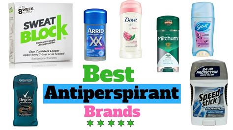 Top Antiperspirant Brands at Alana Mcgovern blog