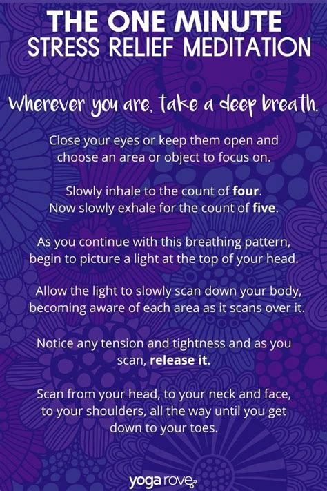 Stress relief meditation – Artofit