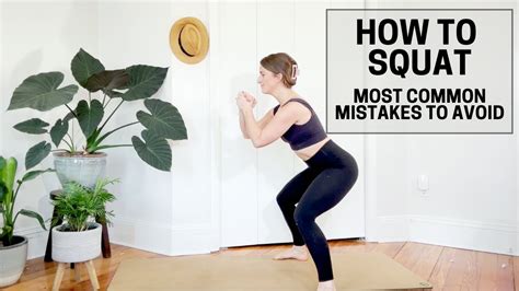 How to squat – most common mistakes to avoid - YouTube