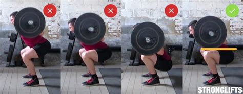 Improve squat form for depth & safety?