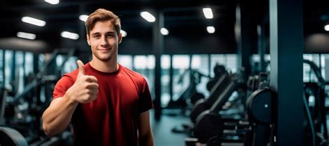 Premium AI Image | A young person after a successful workout posing in ...