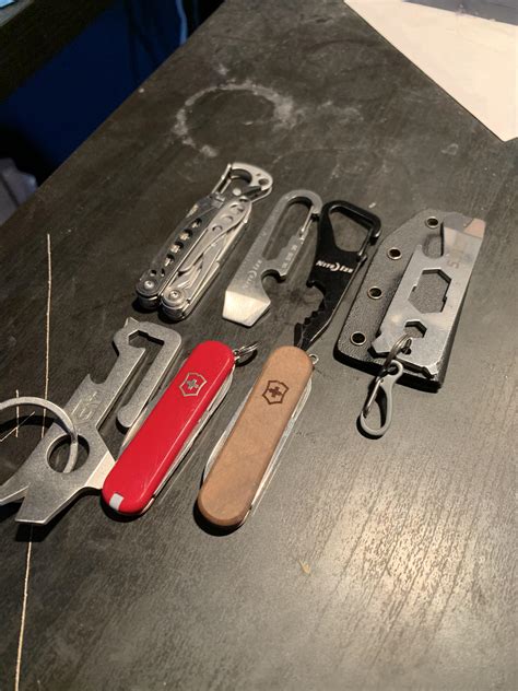 My keychain multitool collection! : r/EDC