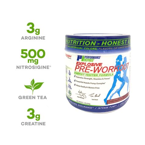 Explosive Pre-Workout Energy Supplement | Performance Inspired Nutrition
