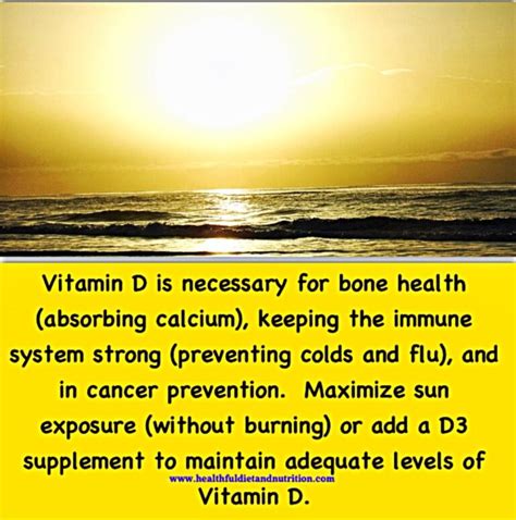 Vitamin D And Sun Exposure | MyHealthfulDiet.Com
