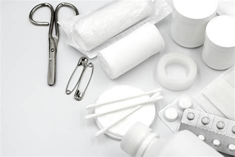 Comprehensive First Aid Kit Essentials Overview · Free Stock Photo
