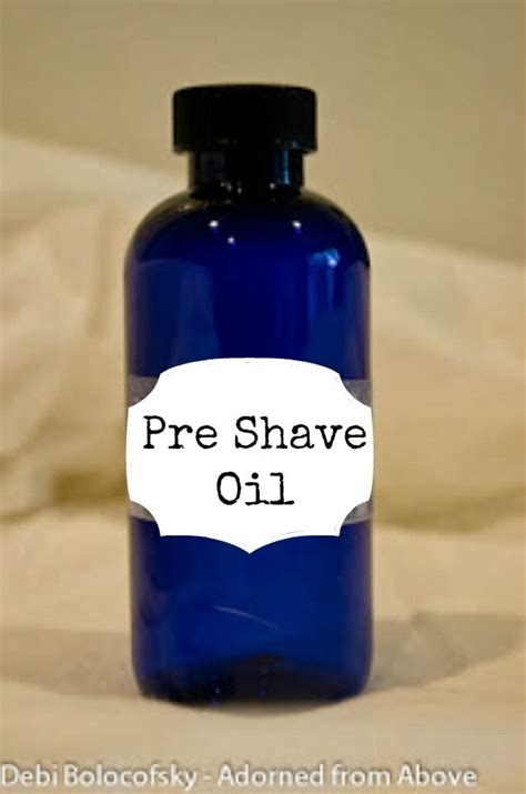 Adorned From Above: Pre-Shave Oil Recipe