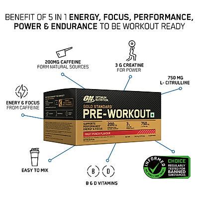 Buy Pre-Workout Supplement Online – Optimum Nutrition India
