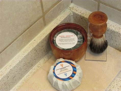 Handmade Shaving Brush and Lather Bowl Combo set in (RED ELM)(including ...
