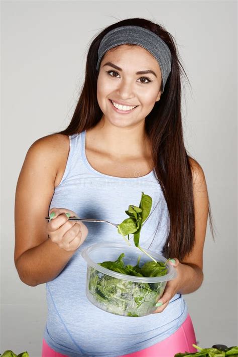 Athlete Preparing Meals stock photo. Image of salad, dinner - 59093466