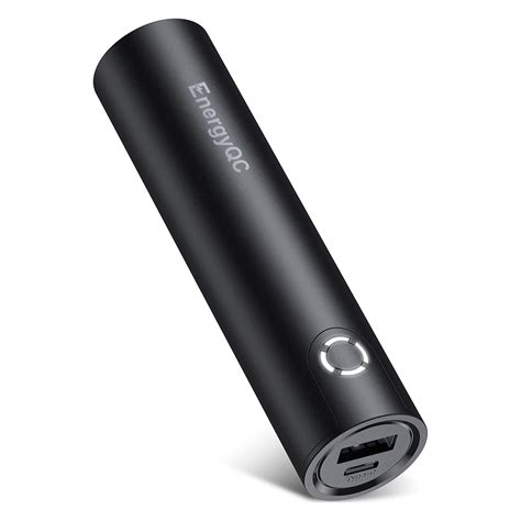 EnergyQC 5000mAh Fast Charging Mobile Power Bank, USB External Backup ...