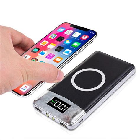 30000mah Powerbank Wireless Charger Fast Charge Power Bank Portable ...