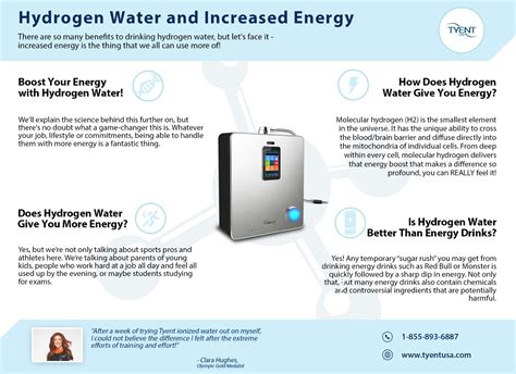 Hydrogen Water and Increased Energy - TyentUSA Water Ionizer Health Blog