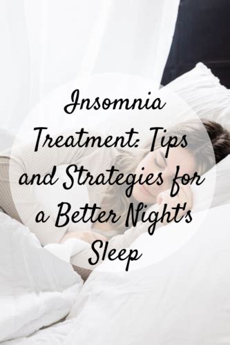 How to improve sleep quality for chronic insomnia?