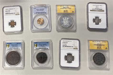 Group Lots - World - Assorted. WORLDWIDE: Various, LOT of 8 certified ...