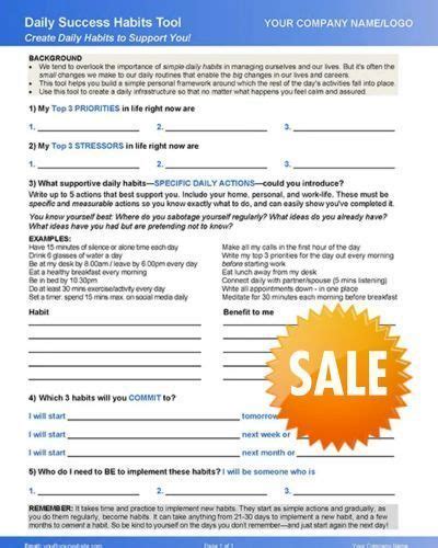 🔥 SAVE 50%! - Daily Success Habits Exercise 🏆 This powerful exercise ...