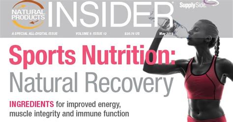 Natural recovery in sports nutrition