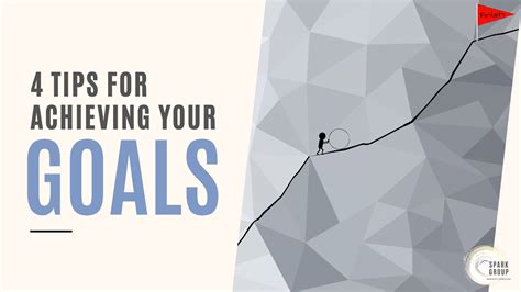 4 Tips for Achieving Your Goals | Spark Group | Nonprofit Development ...